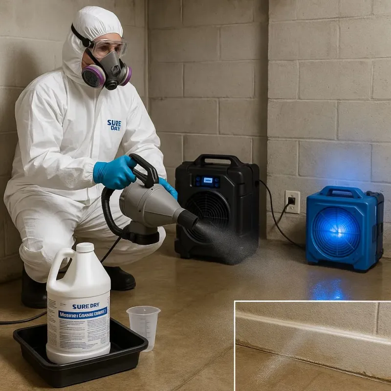 Sanitization and Odor Removal process in Milford, ME