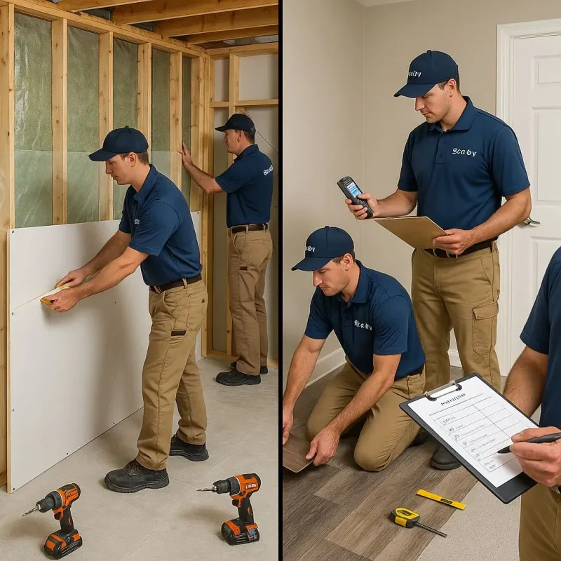 Repairs and Reconstruction process in Milford, ME